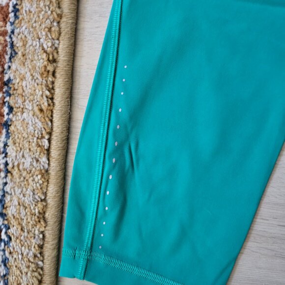 LuluLemon Leggings Swift Speed High-Rise Crop 21" Maldive greens Womens Size 10 - Picture 6 of 7